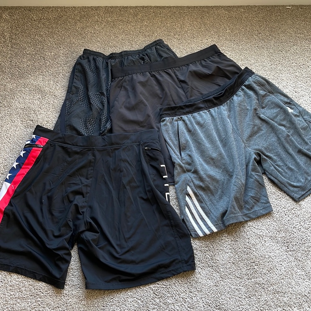 Bundle 4 athletic shorts size L